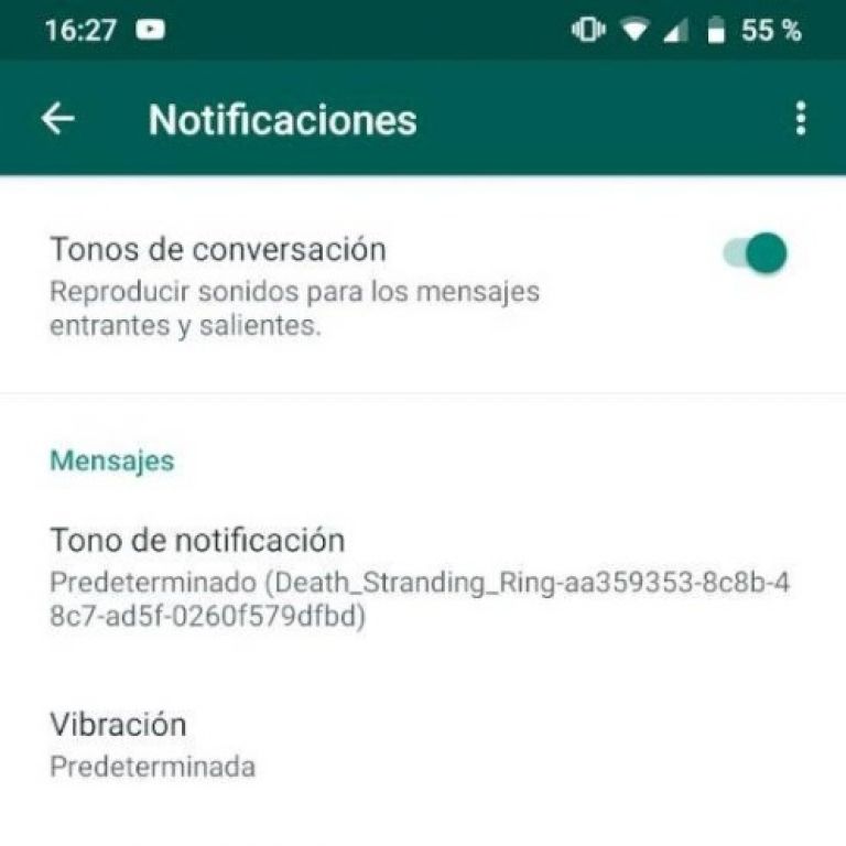 WhatsApp: cmo cambiar el tono de notificaciones y llamada