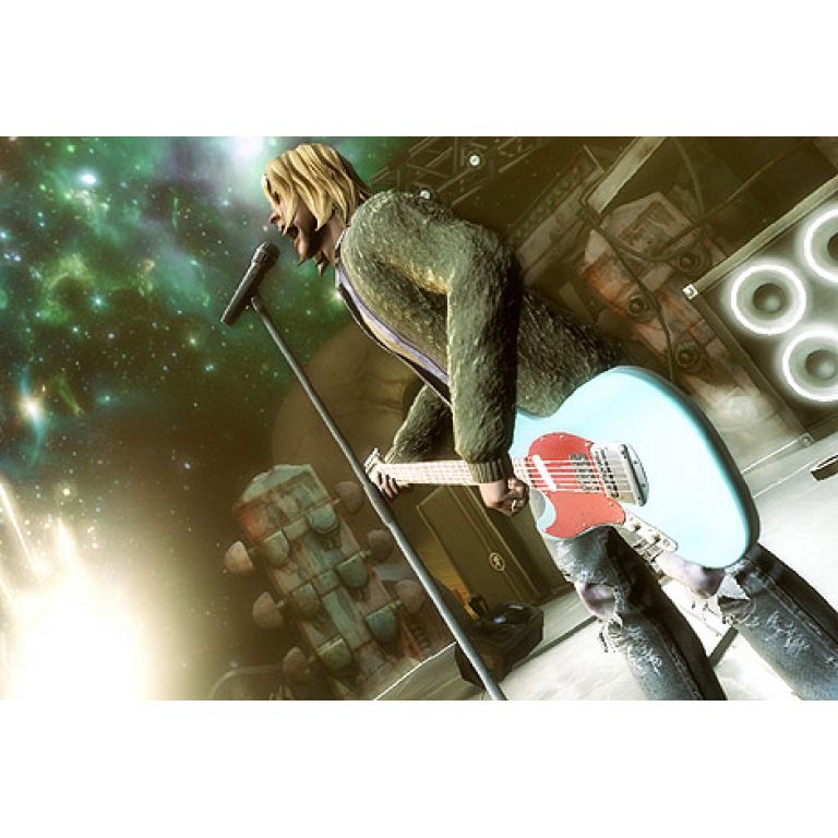El Kurt Cobain del videojuego "Guitar Hero" levanta polmica