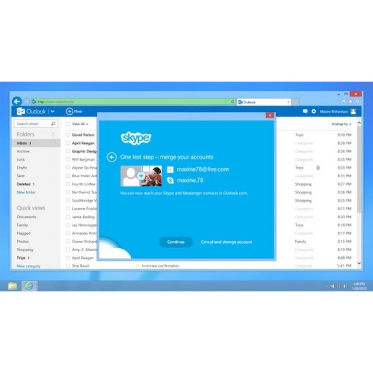 En algunos pases ya est disponible Skype para Outlook