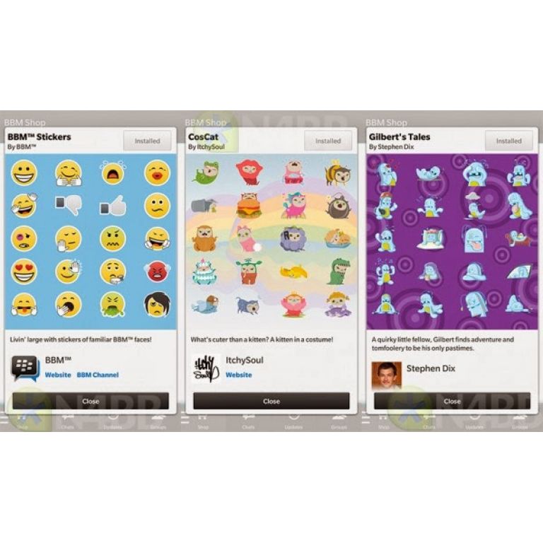 BlackBerry Messenger ahora permite compartir fotos y agrega stickers 