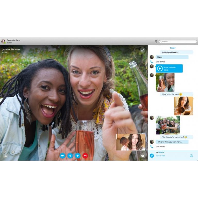 Las aplicaciones de Skype para PC y Mac son rediseas