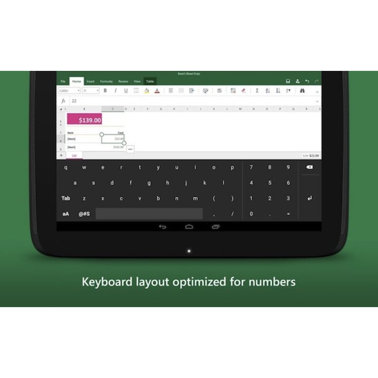 Para usuarios de Excel en Android, Microsoft lanza un teclado
