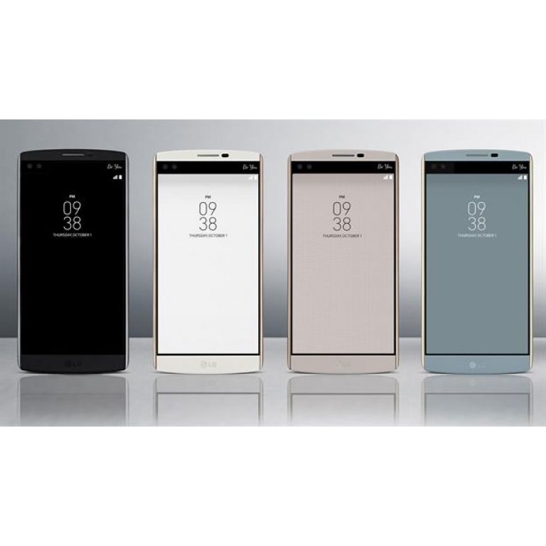 LG present el V10, un celular con doble pantalla frontal