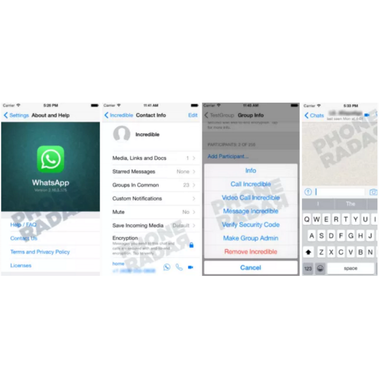Las videollamadas en WhatsApp aparecen en la versin beta para iOS