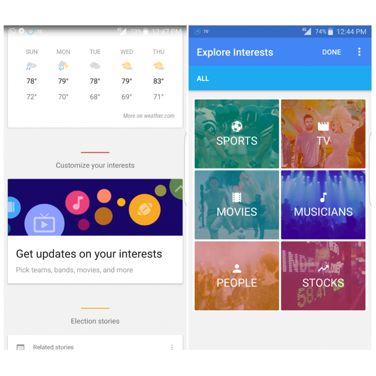 Google Now incorpora caracterstica para seguir temas de inters