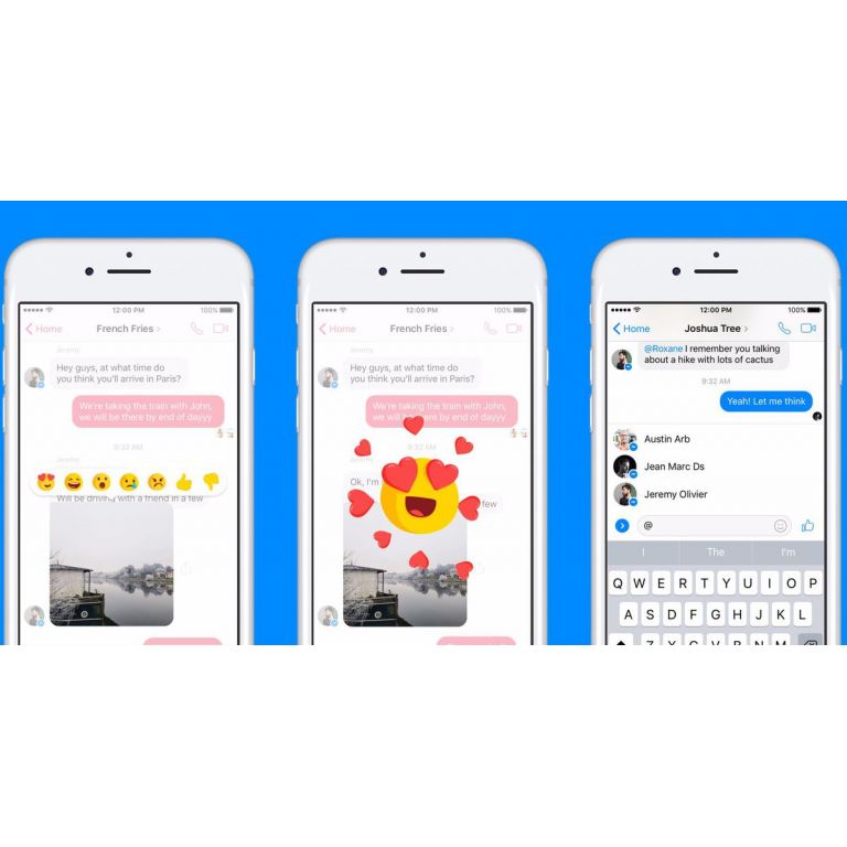 Ya puedes reaccionar a los mensajes en Facebook Messenger