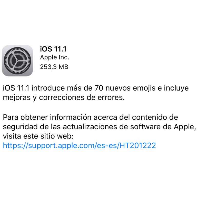 iOS 11.1 ya est disponible para su descarga