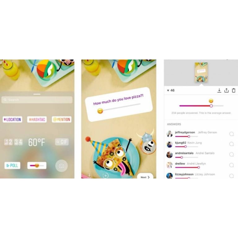 Llega a Instagram un nuevo 'emoji deslizable'