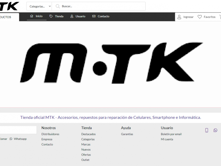 Tienda oficial MTK - Accesorios, repuestos para reparacin de Celulares, Smartphone e Informtica. - MTK