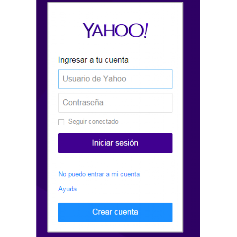 Yahoo ya no utilizará nuestra contraseña habitual