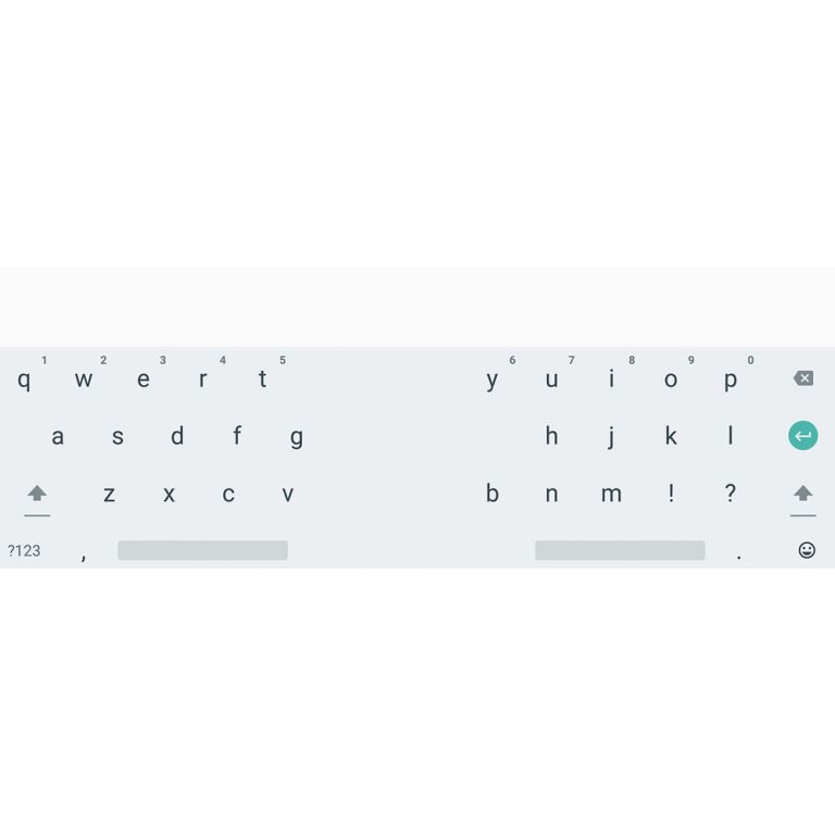 Un nuevo teclado dividido para tablets